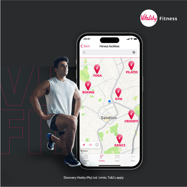 Gym map Vitality Fitness on Itensity